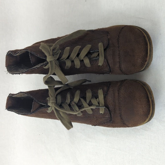 ZIGIny "BATTLE" ANKLE LACE UP SUEDE BOOTIES SZ 8 - Picture 3 of 6